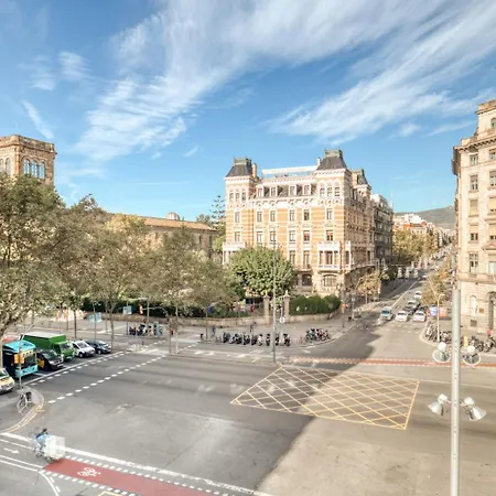 Blueground Dreta De Leixample Nr Pl Catalunya Bcn-43 아파트